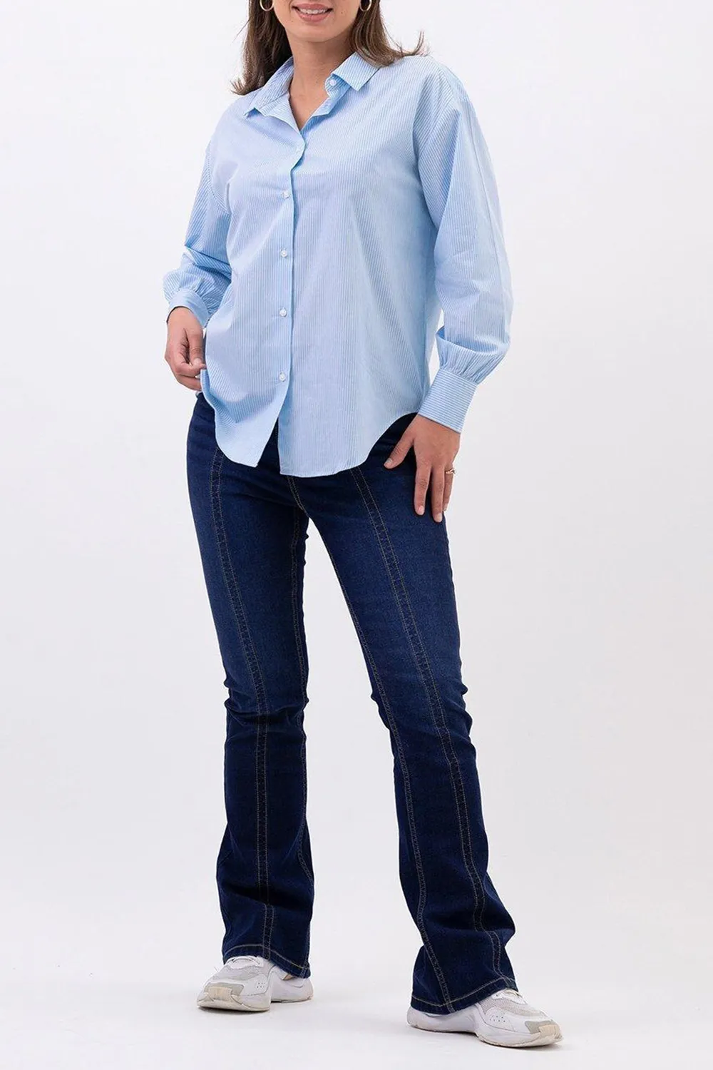 Cotton Loose Classic Women's Shirt