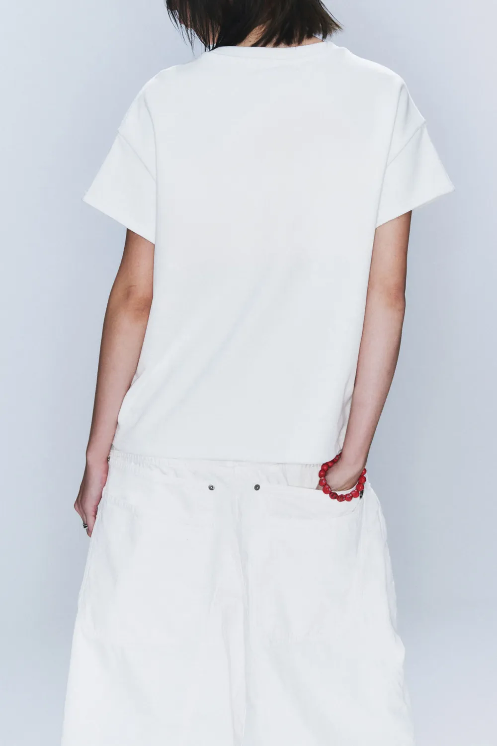 Cotton Dropped Shoulder T-Shirt