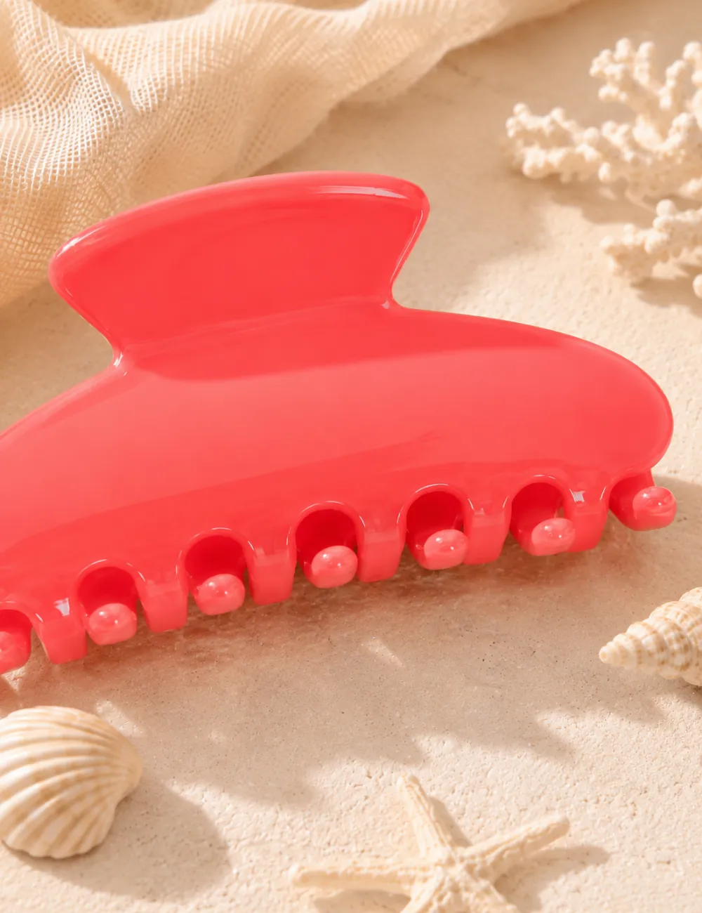 Solid Color Acetate Jelly Hair Claw Clip