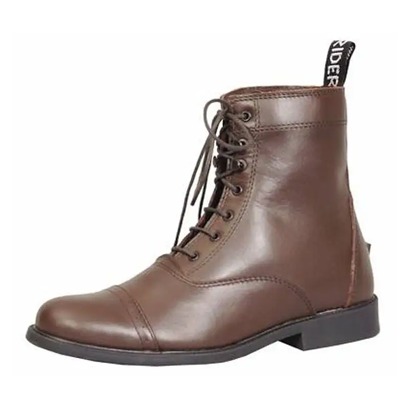 Everyday Lace-Up Leather Paddock Boots