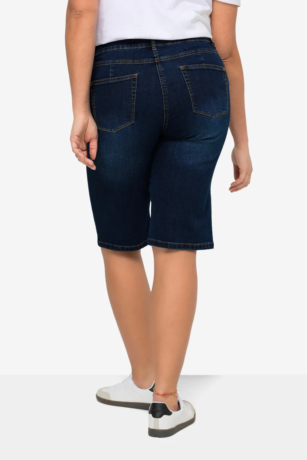 Solid Color Women's Denim Shorts