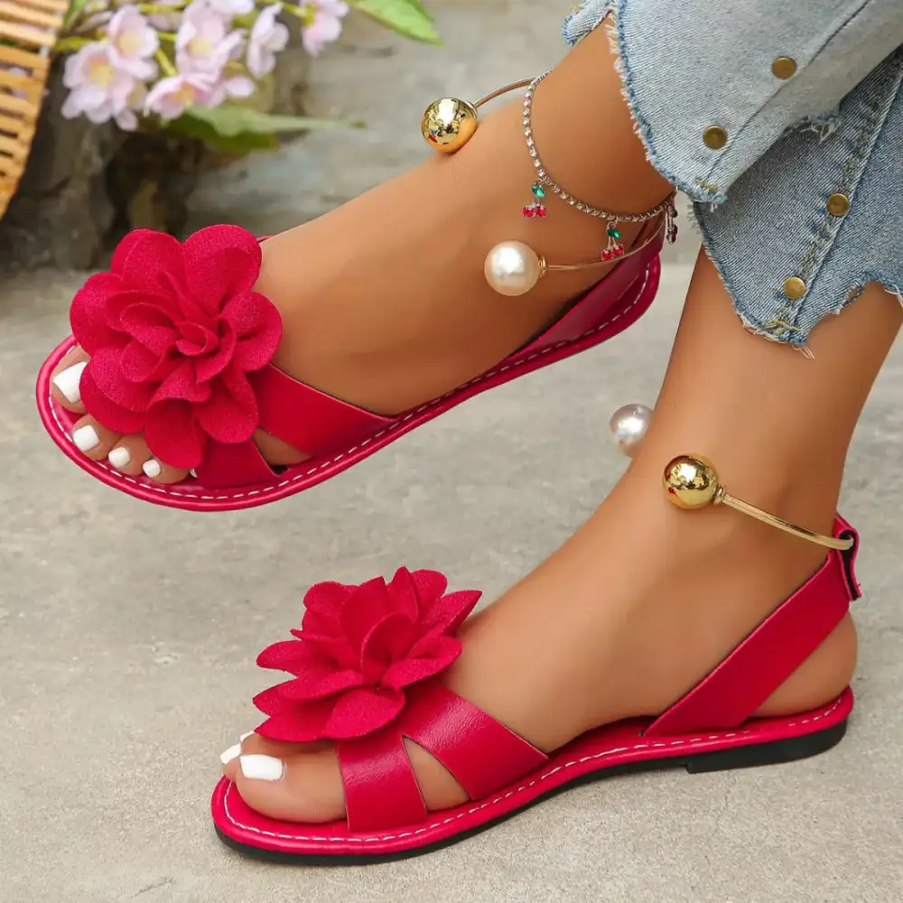 Flower Open Sandals