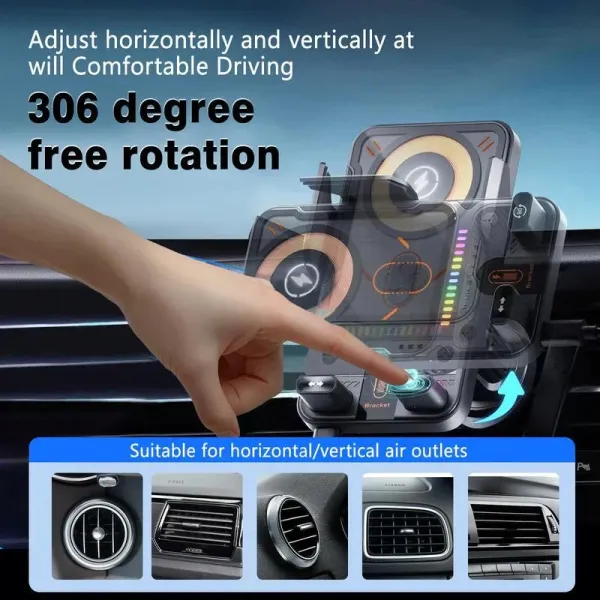 New Wireless Fast Charging Car Mount
