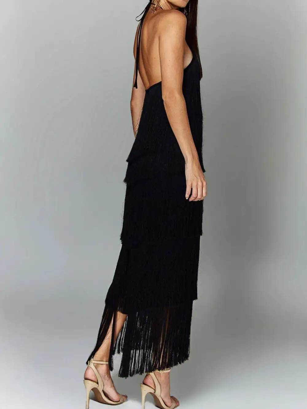 Fringe Maxi Dress