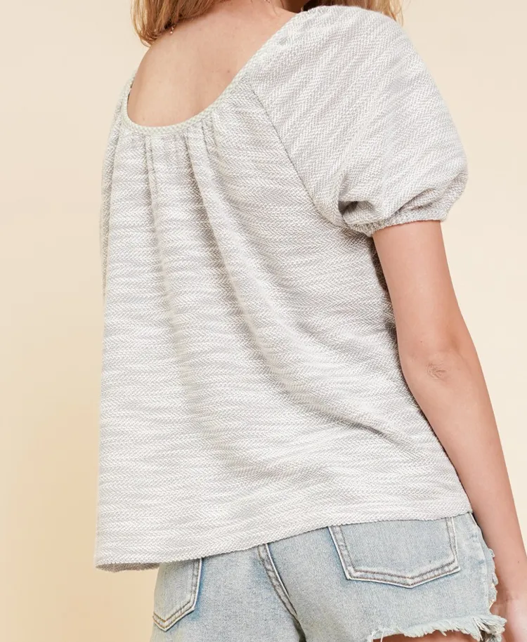 Plaid Pocket Top