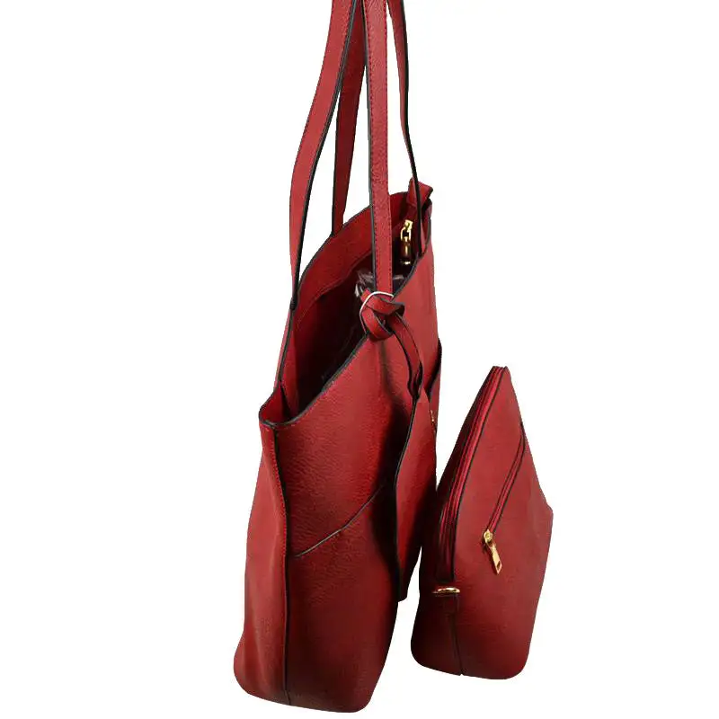 Vegan Leather Soft Tote Bag
