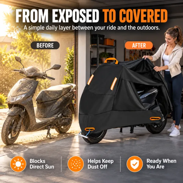 Motorcycle hood