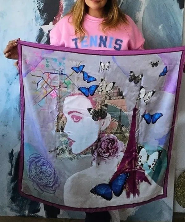 Multicolor Casual Style Square Scar