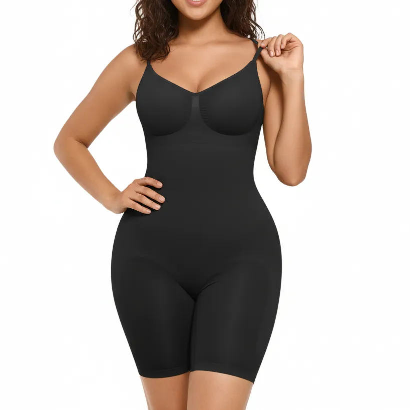 Mid Thigh Full Body Shaping Bodysuit