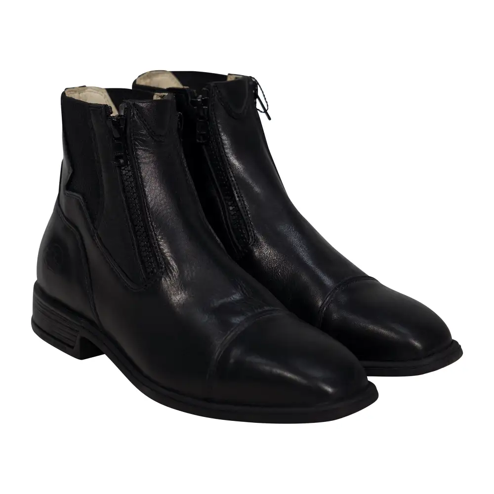 Classic Zip Leather Riding Boots