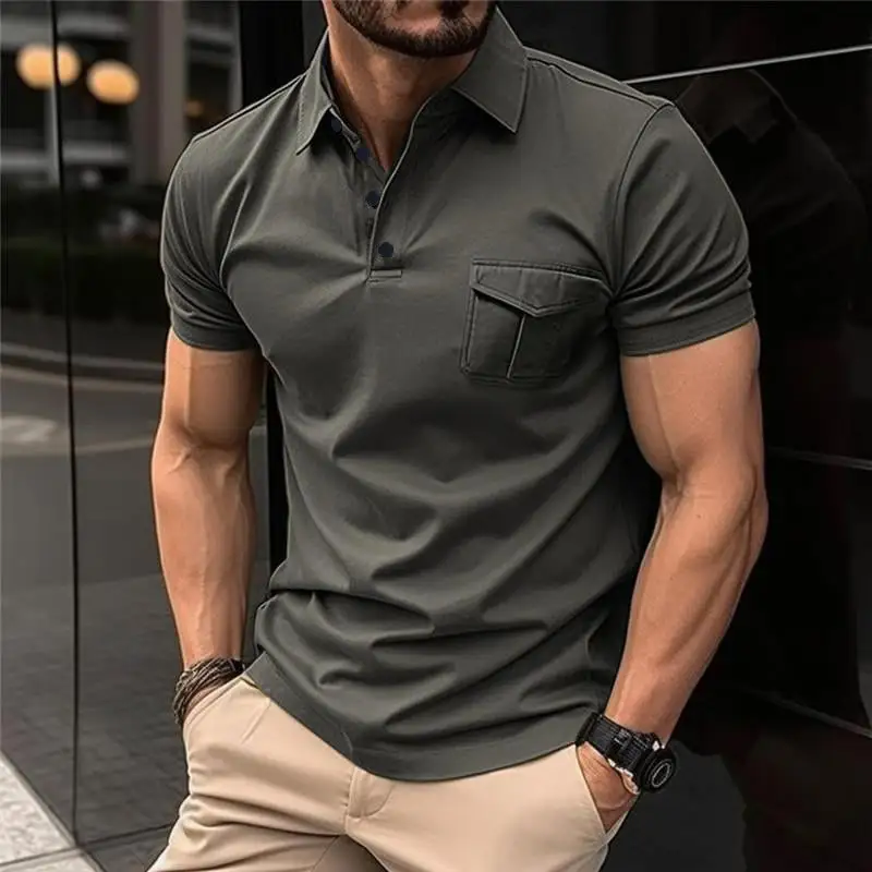 Tailored Short Sleeve Collared Knit Shirt