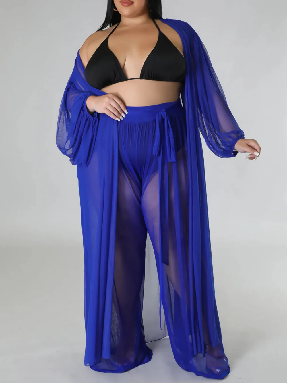 Women'S Fashion Plus-Size Tulle Suit