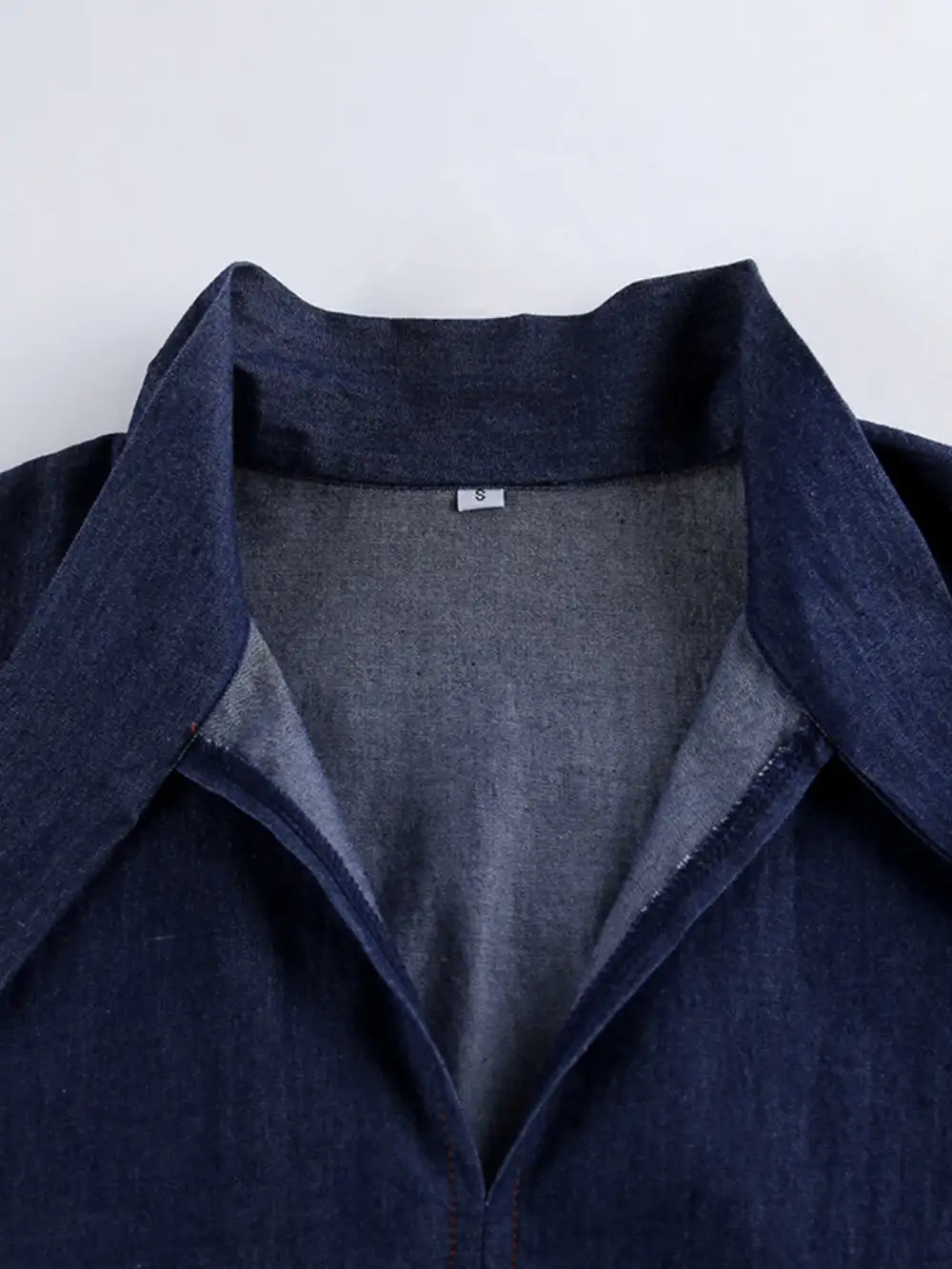 Everyday Denim Tie Jumpsuit