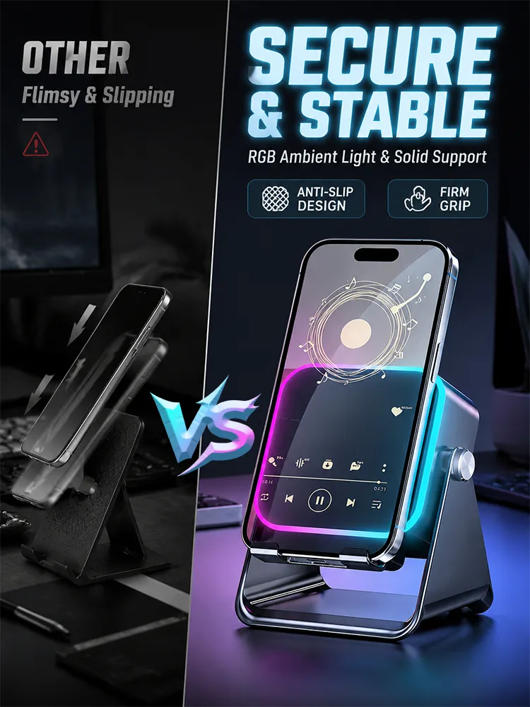 4-in-1 Wireless Induction Bluetooth Speaker Stand