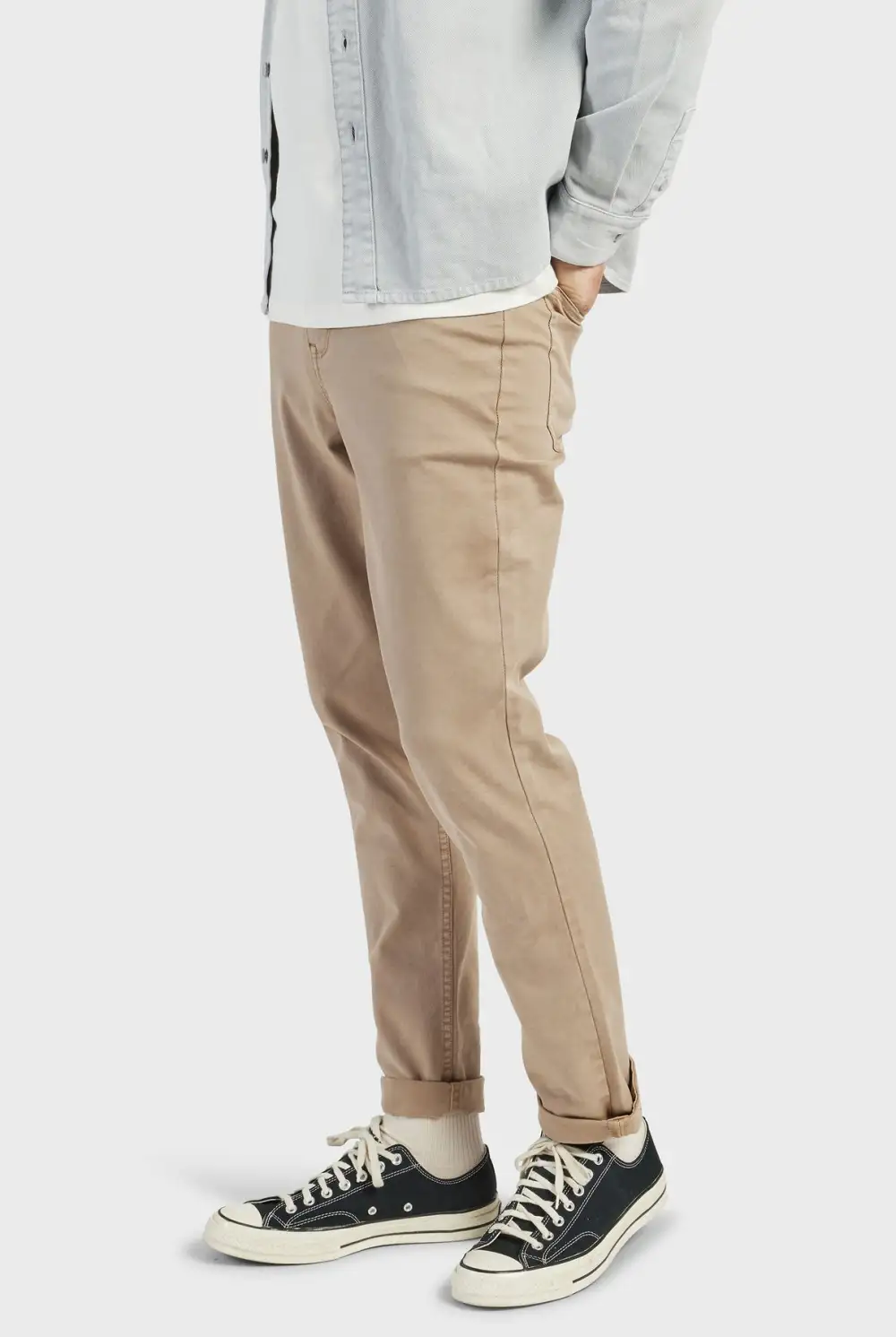Jensen 5 Pocket Pant-Almond tan