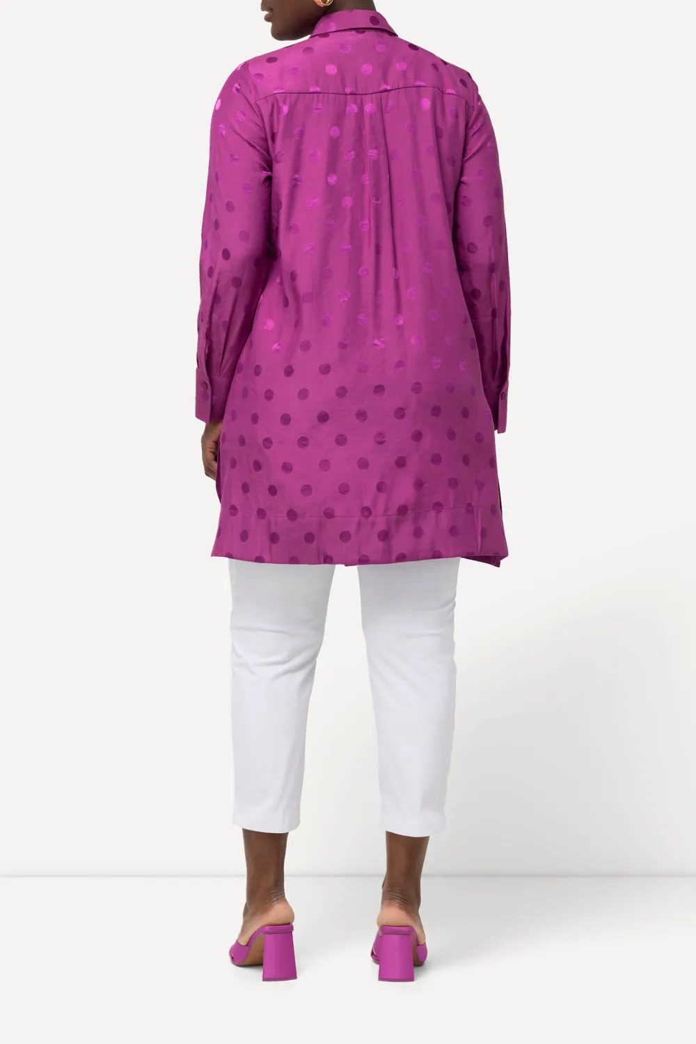 Hidden Button Placket Shirt