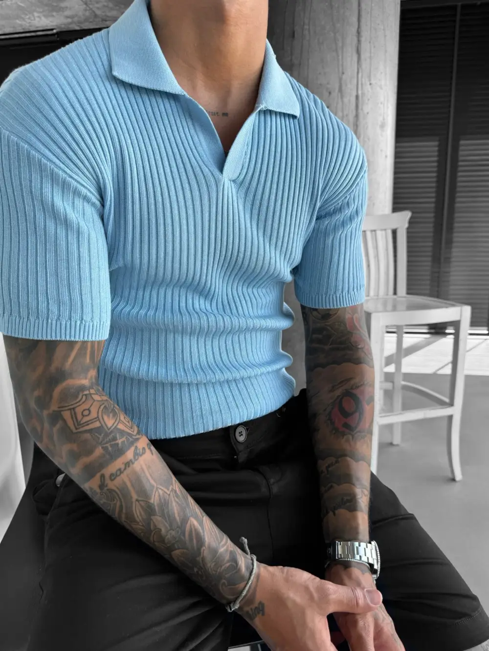 Modern Tailored Knit T-Shirt