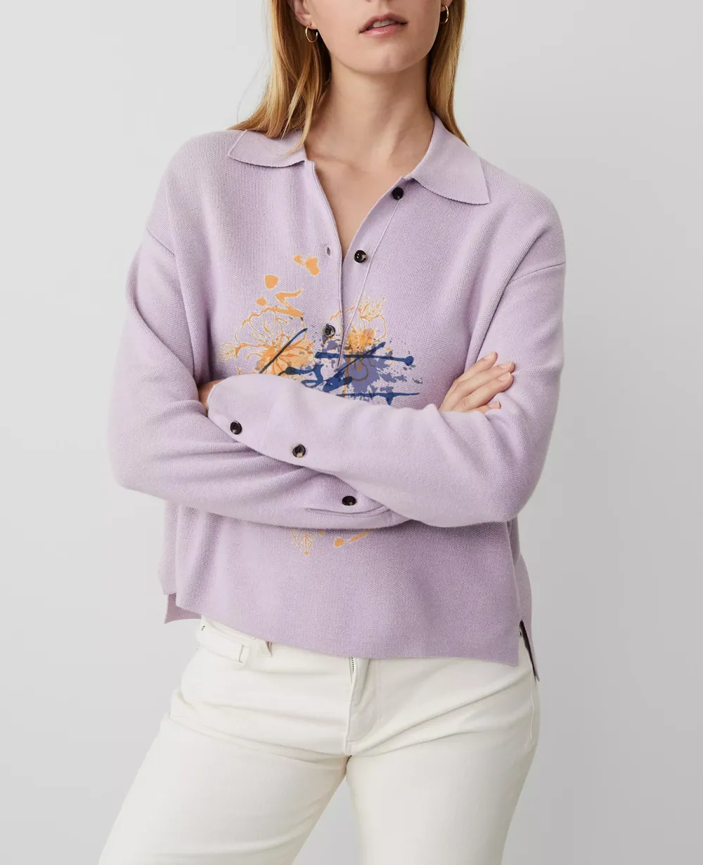 Polo Sunset Lavender Sweater