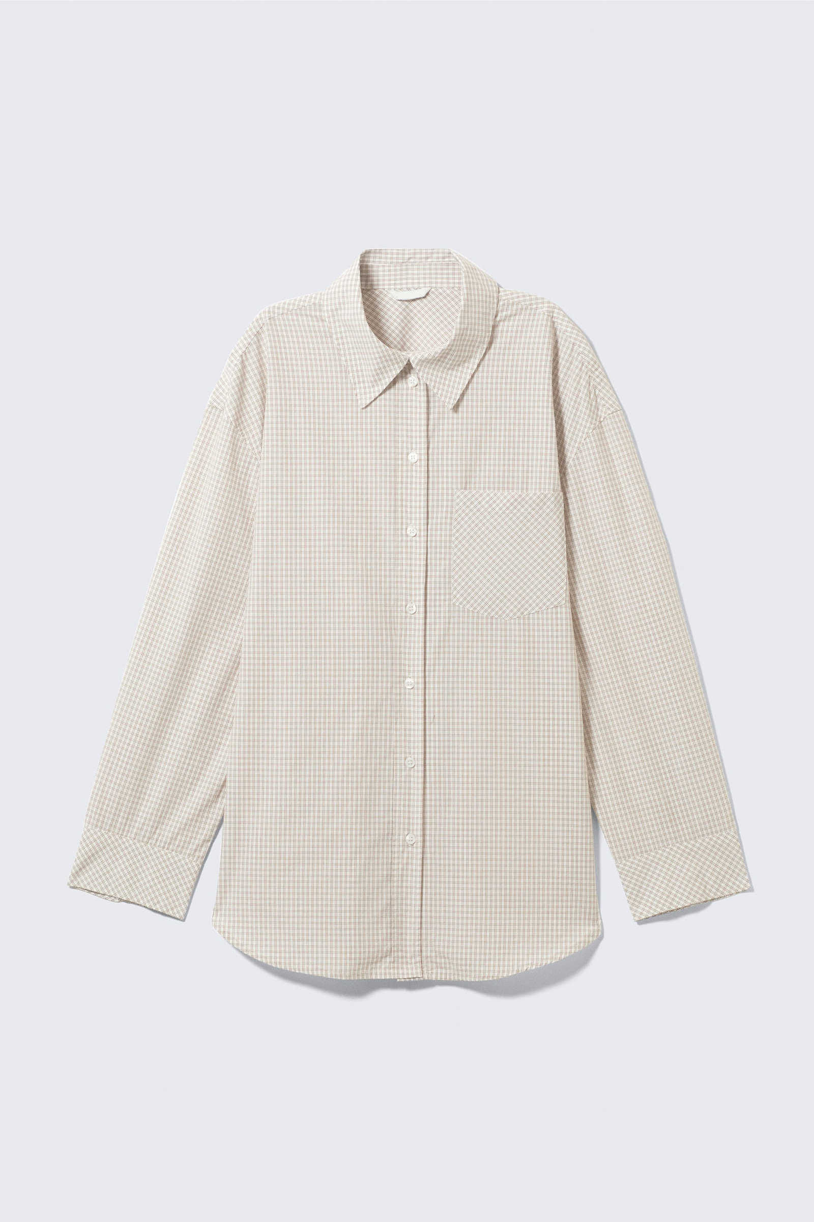 Button Up Drop Shoulder Shirt
