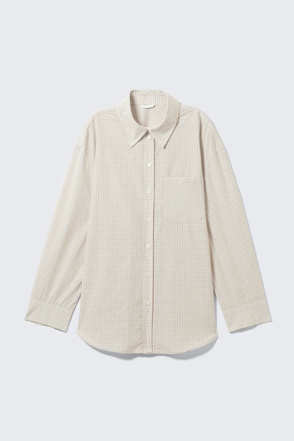 Button Up Drop Shoulder Shirt