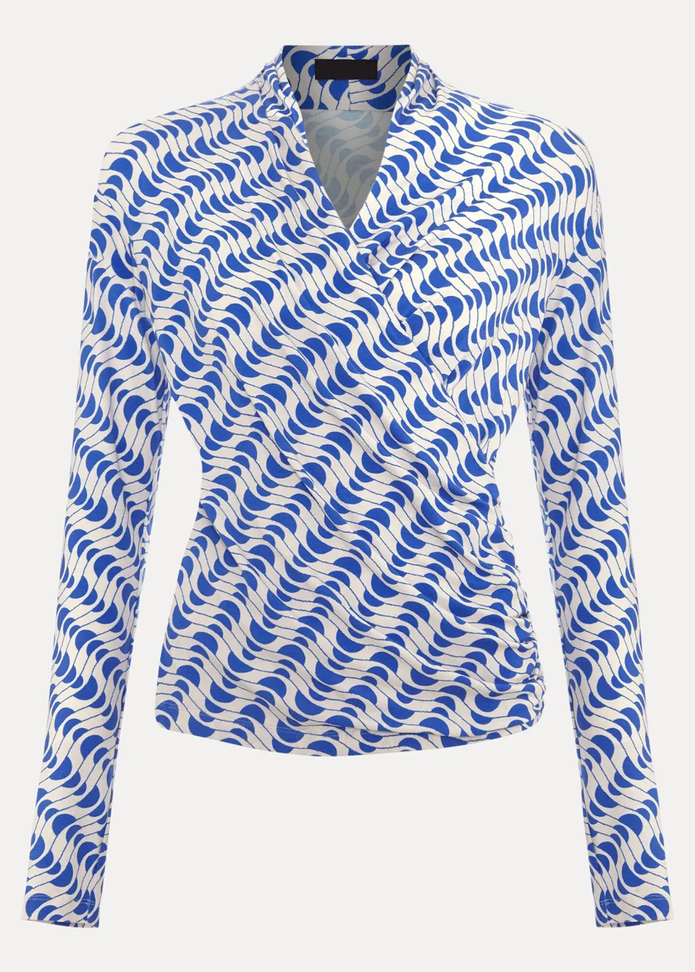 Fashion Abstract Geometric Print Ladies Top