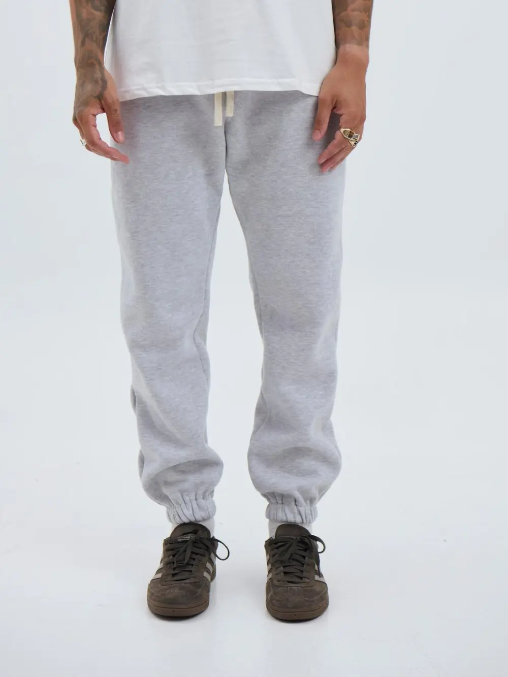 Simple And Comfortable Daily Slim Grey Pant