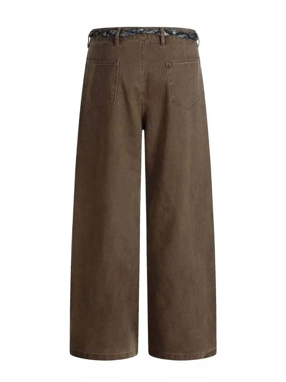 Relaxed Men's Wide Leg Pants