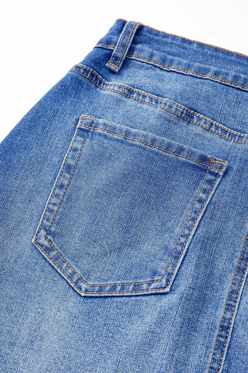 Denim Wrapped Mini Skirt