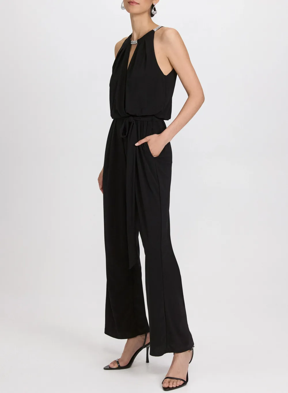 Sleeveless Icesilk Jumpsuit