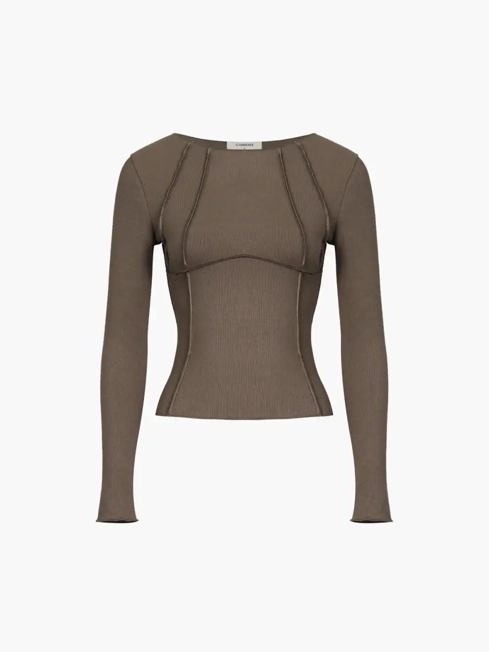 Basic Piping Long Sleeve Top