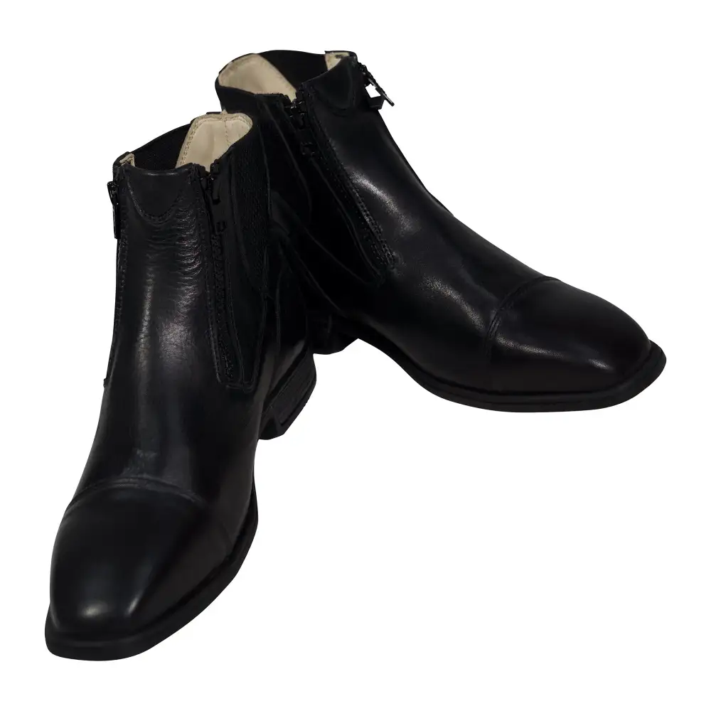 Classic Zip Leather Riding Boots