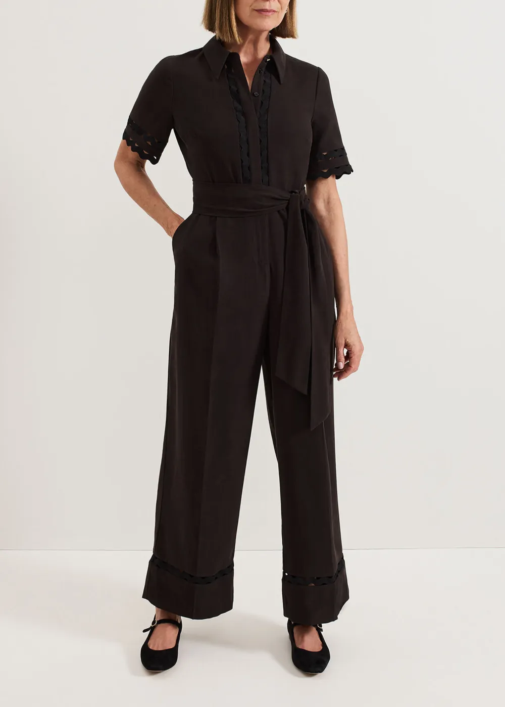 Business High-End Solid Color Women's Jumpsuit