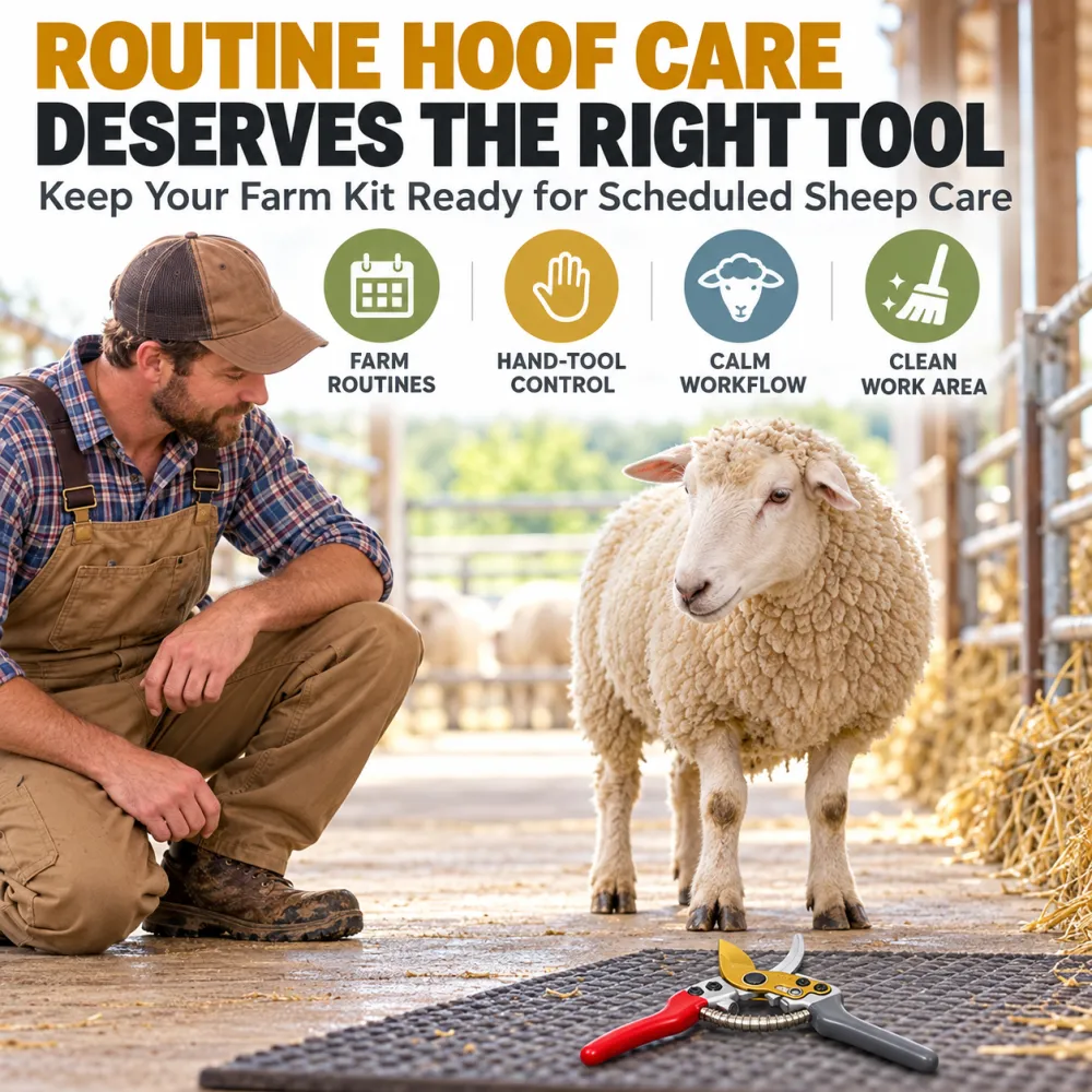 🐏✂️ Sheep Hoof, Cow Hoof, Horse Hoof & Gardening Multi-Purpose Shears