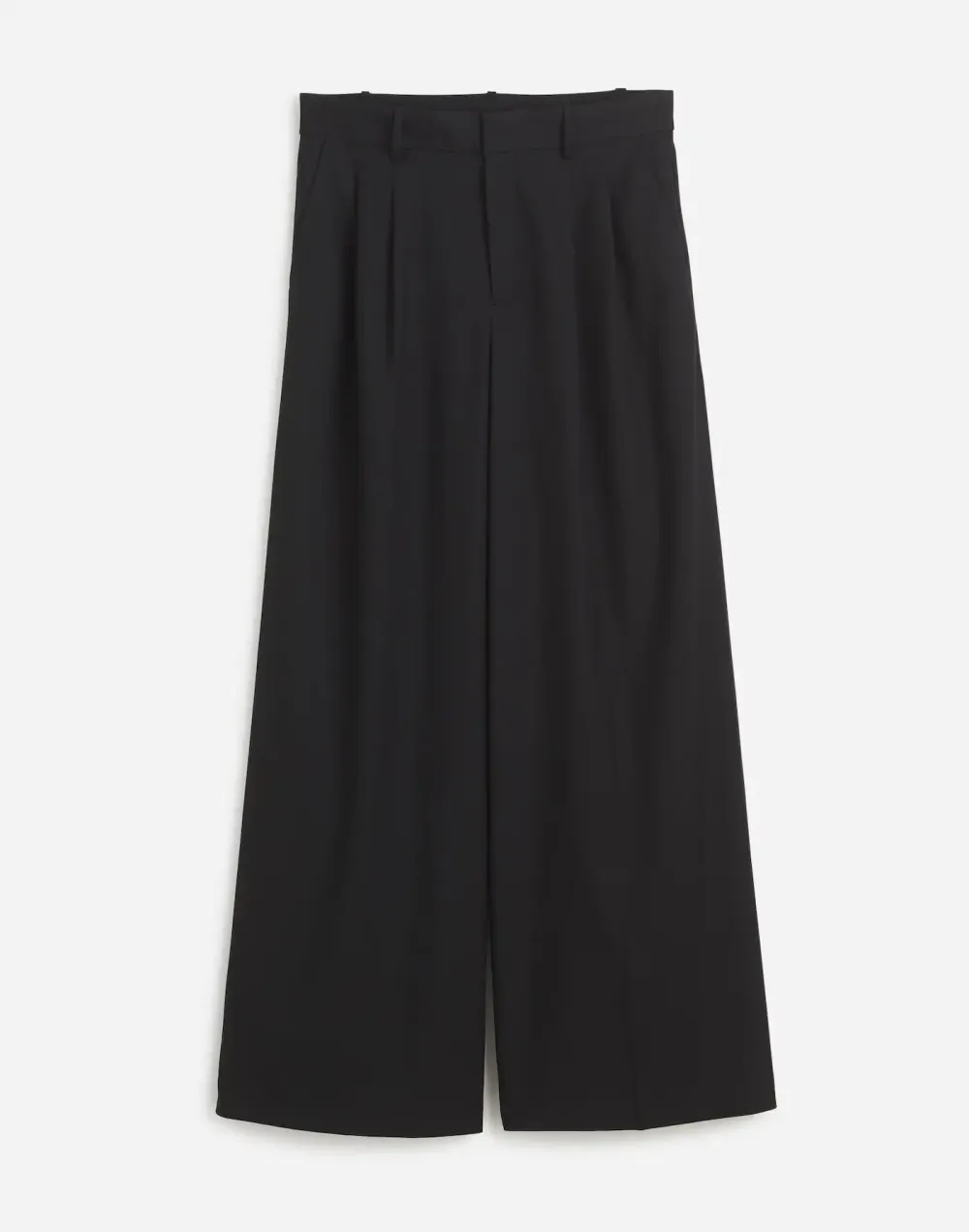 Superwide-Leg Trouser in Brushed Twill