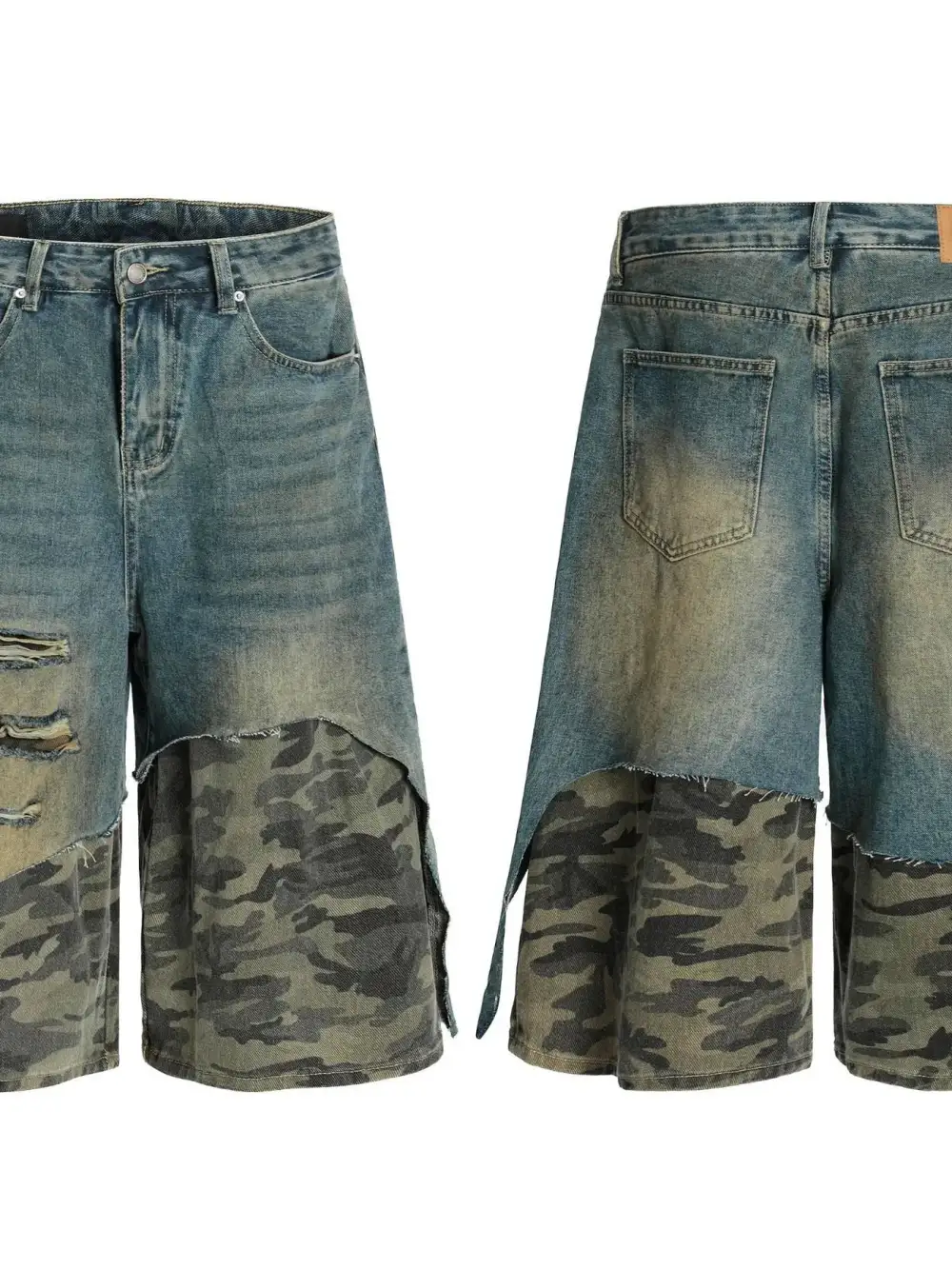 Soft Cotton Blend Casual Shorts