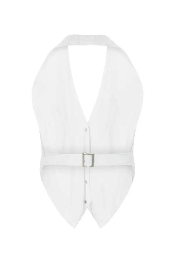 Halter Denim Vest