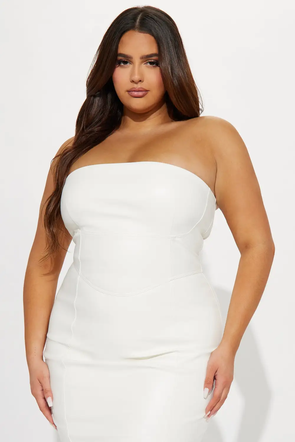 Adelina Midi Dress - White