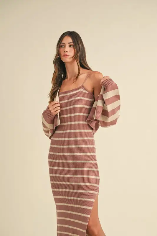 Chic Striped Harmony Set