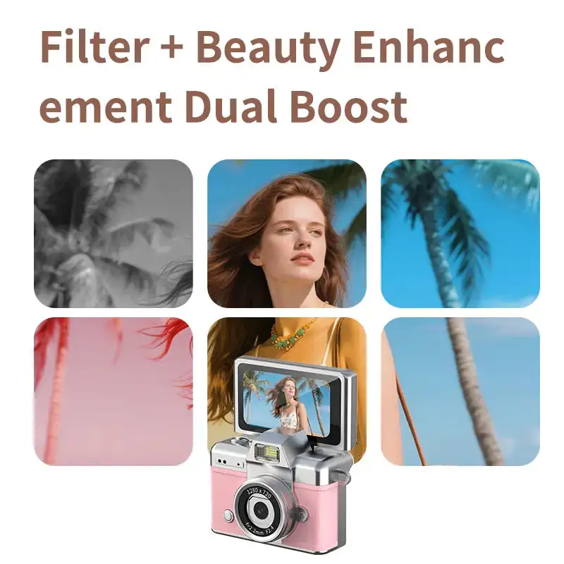 Ultra-Compact Retro Pocket Camera