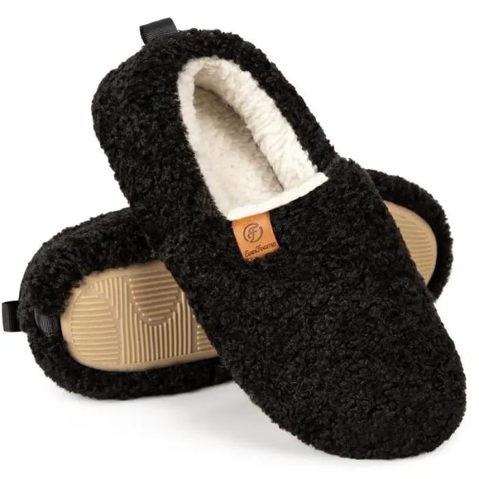 New Women's Cotton Slippers Indoor Home Soft Bottom Anti-Slip Plush