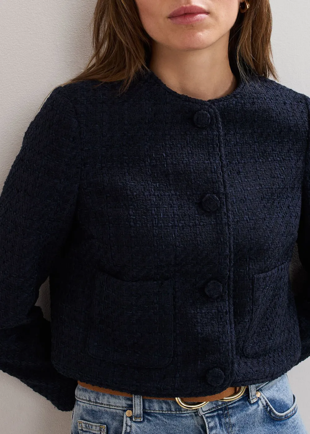 Black Fashionable Versatile Short Jacket
