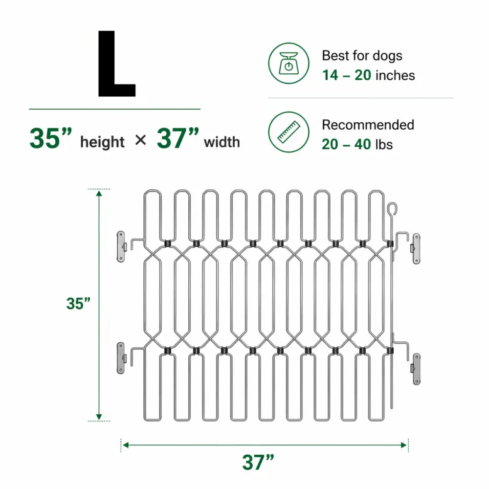 Metal Expandable Pet Gate