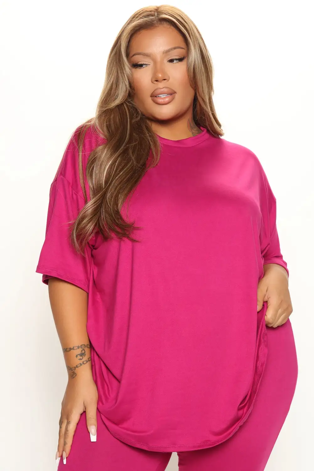 Feel A Way Pant Set - Magenta