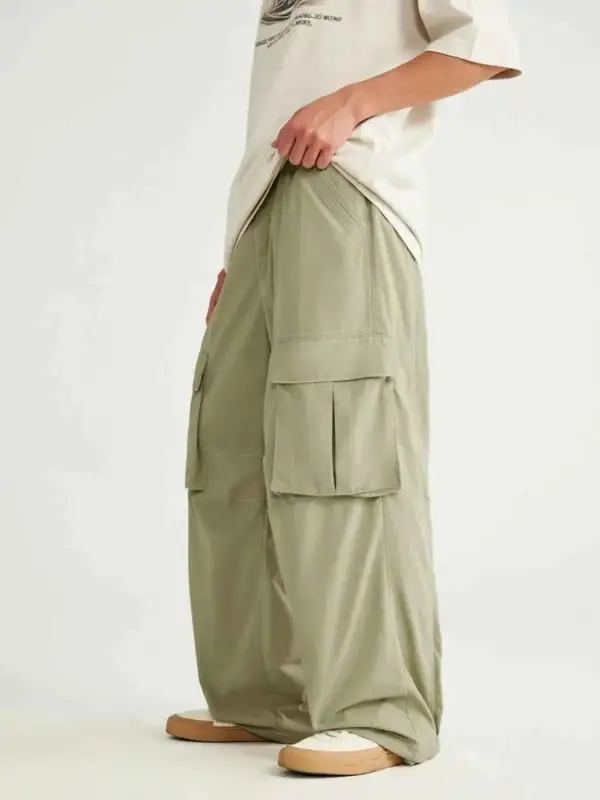 Oversized Cargo Utility Wide Leg Pants
