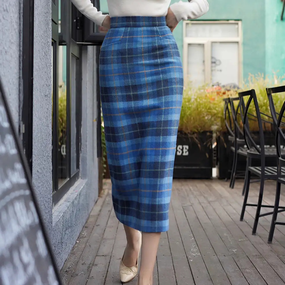 Chic Utility Mini Plaid Skirt