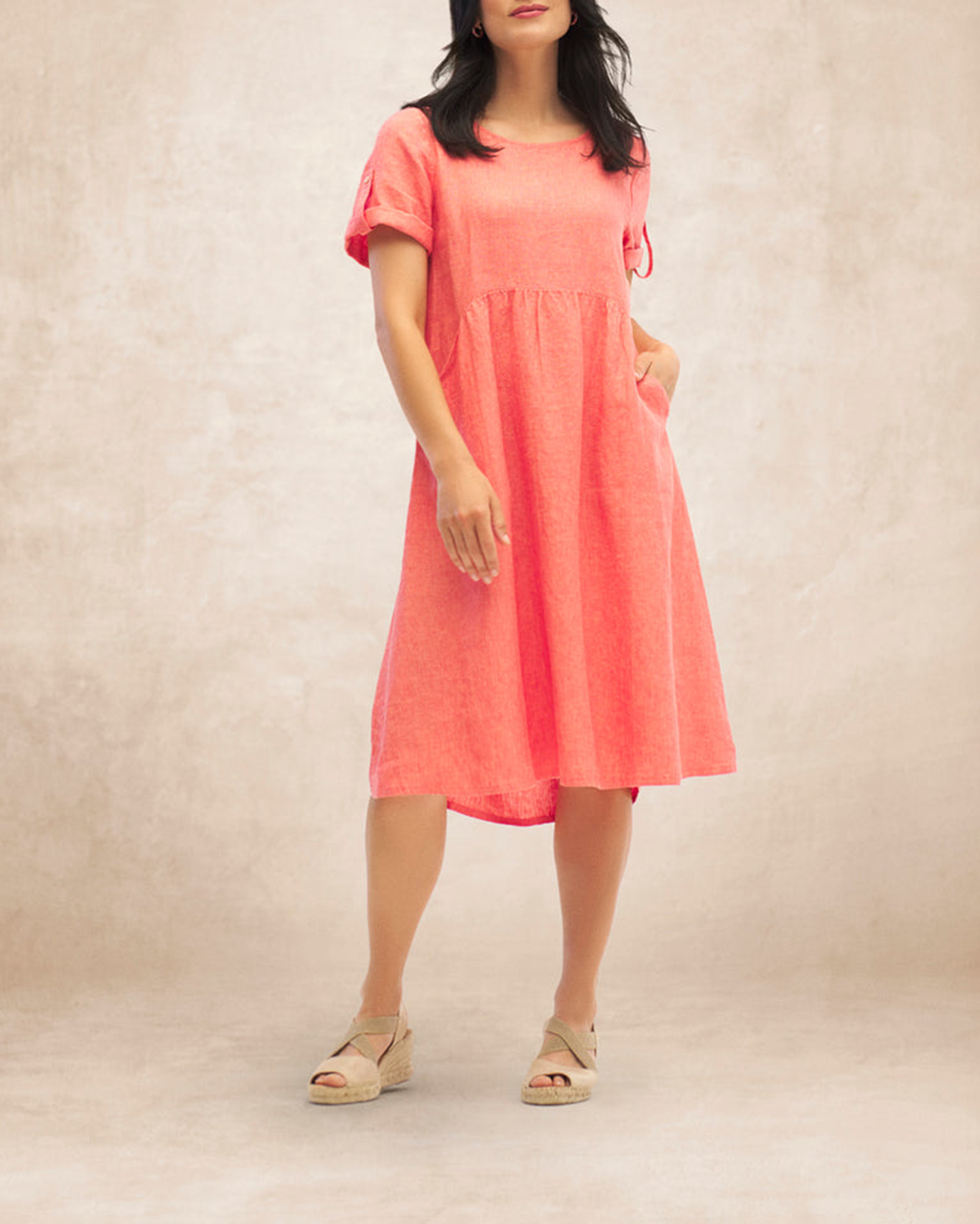 Linen Shift Dress