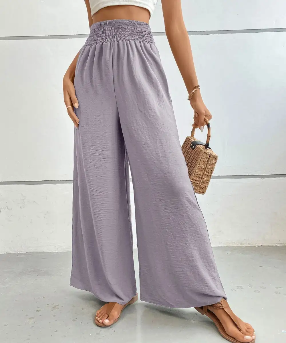 Soft High Waist Wide Leg Pants