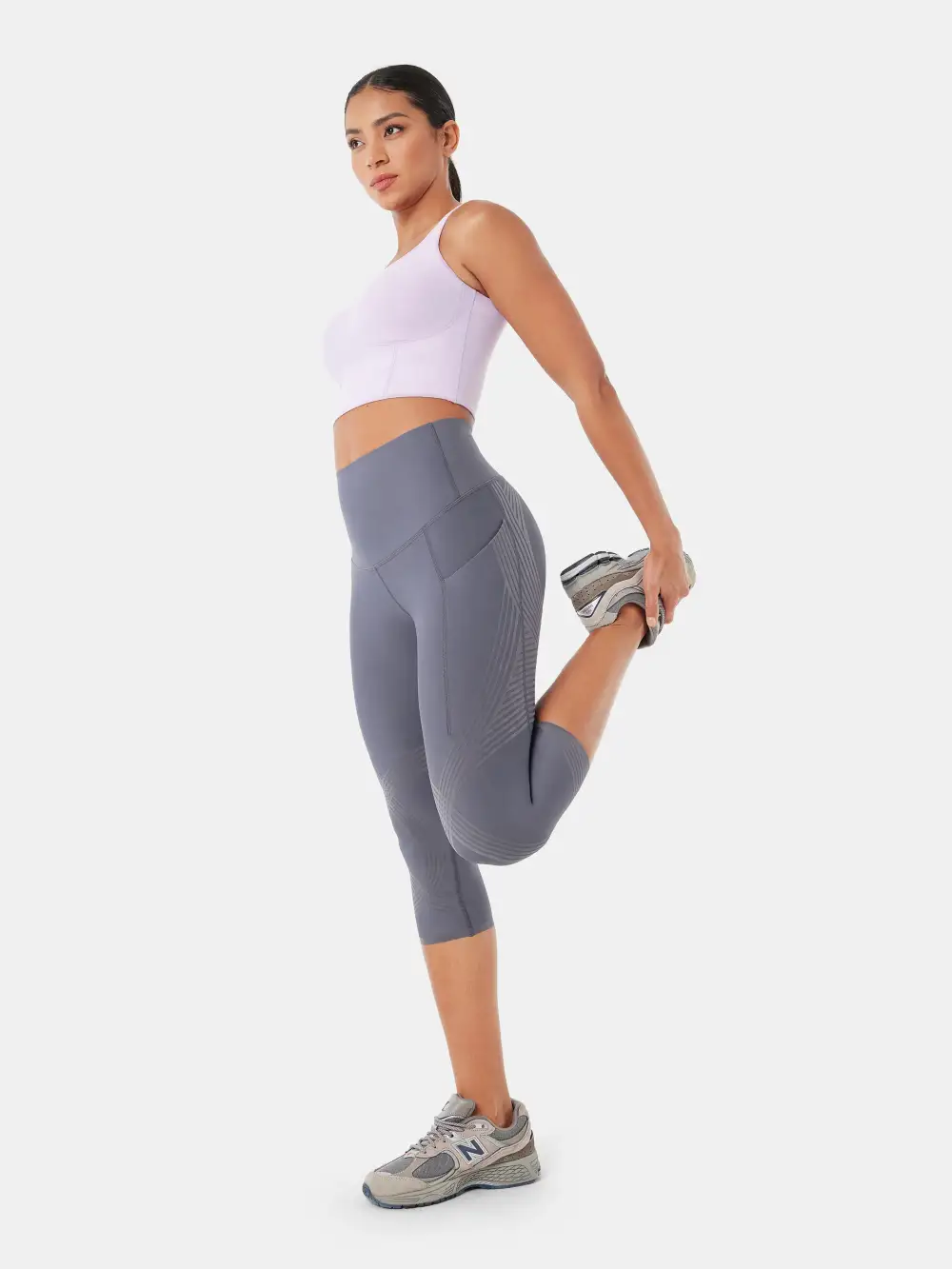 Body Sculpt Side Pocket Capri Leggings