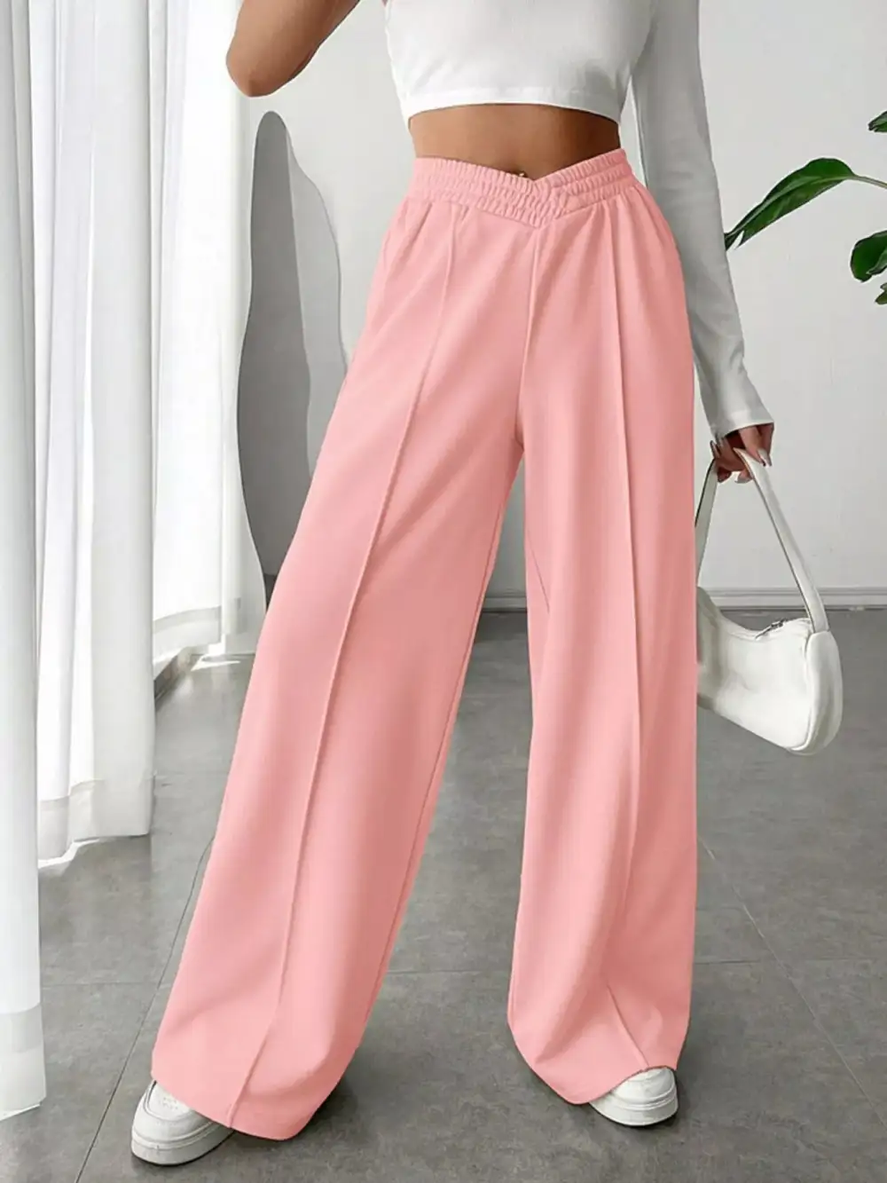 Everyday Wide Leg High Waist Pants