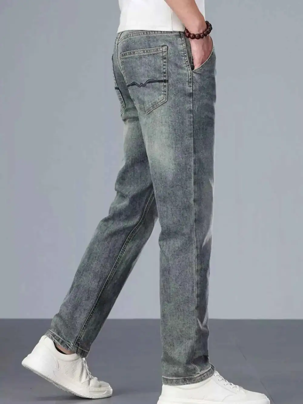 Washed Slim Fit Jeans